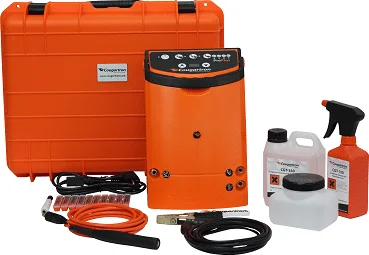 Cougartron ProPlus industrial weld-cleaning system with equipment and consumables